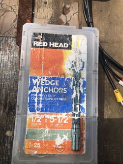 Anchor  Bolts 12x 5 /1/2