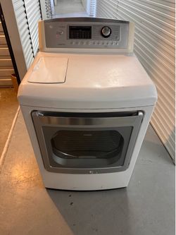 LG gas dryer with steam