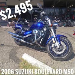 2006 Suzuki Boulevard M50! $2,495 cash price plus taxes and fees