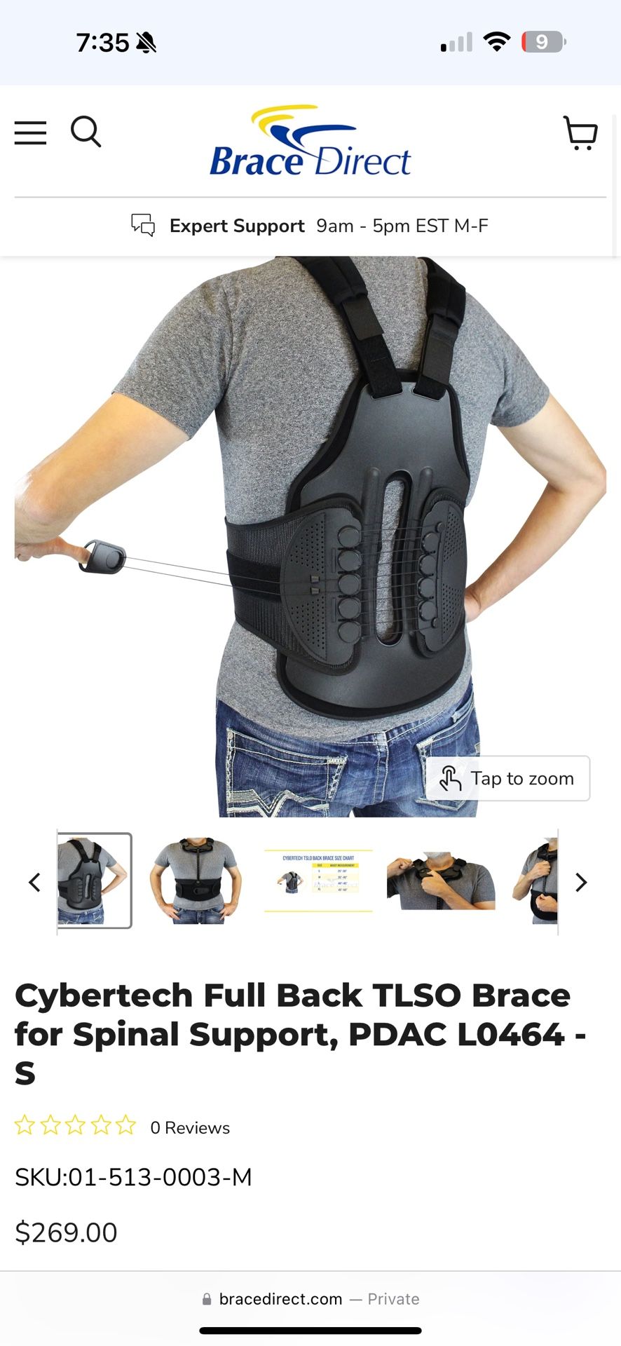 Ottobock Back Brace
