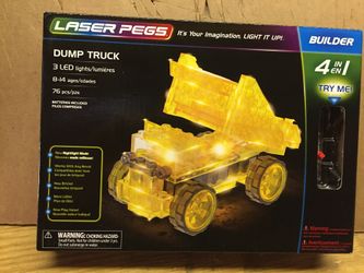 Laser Pegs Construction Trucks
