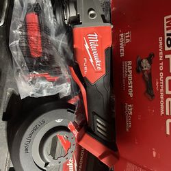 Milwaukee 18v Fuel grinder bnib 5”