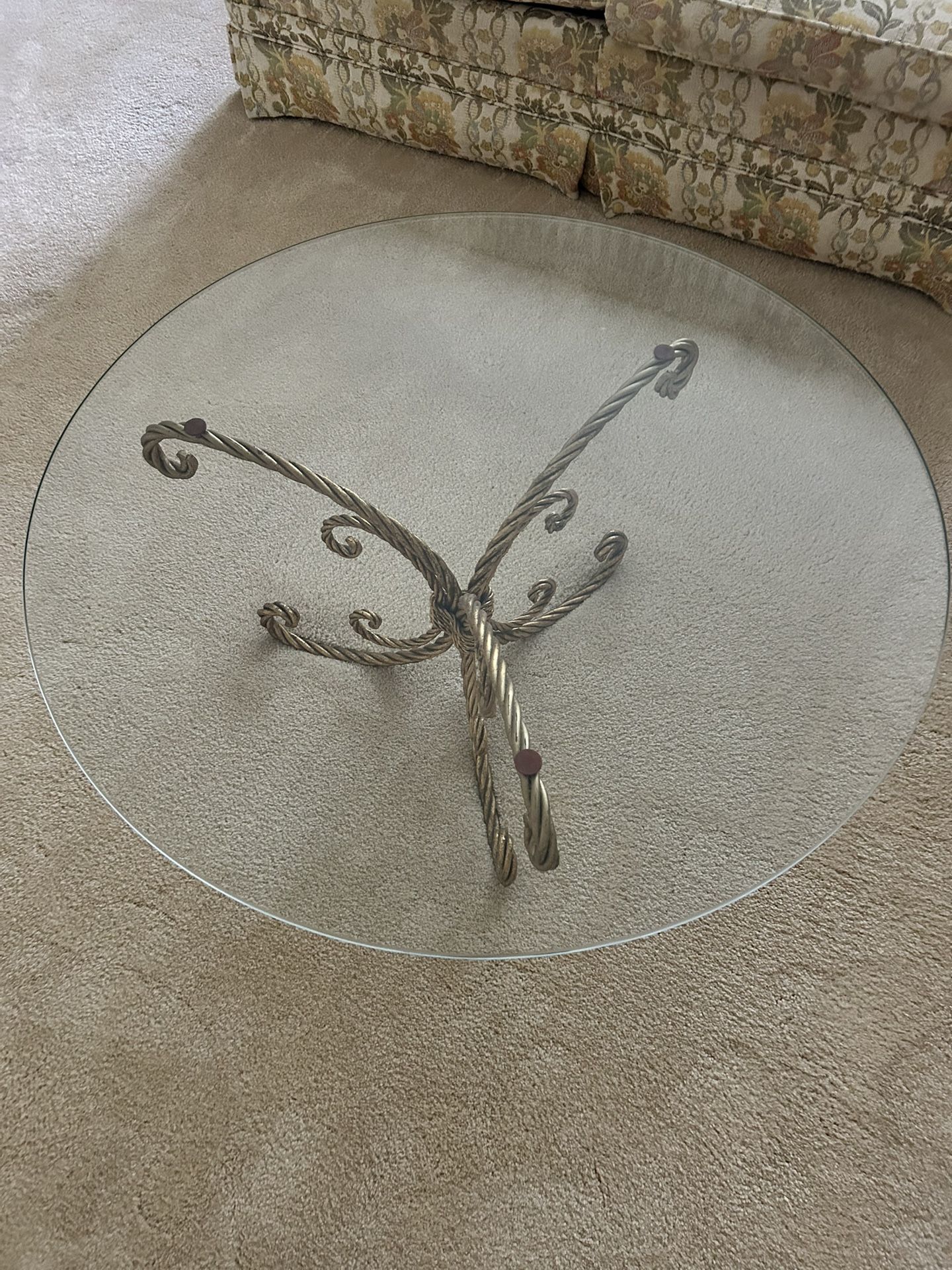 Round Glass Coffee Table