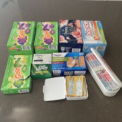 Dryer Sheets, Bandaids, Soap
