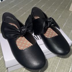 Girl Black Flats 