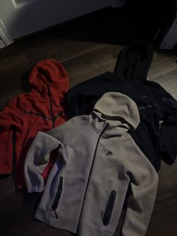 nike tech fleece zip ups