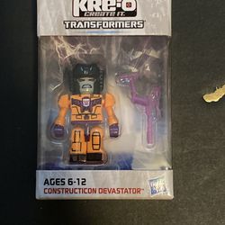 Kre-o Transformers Construction Devastator (Orange) Mini Figure