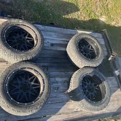 Massiv Off-Road Black 6 Lug Truck Wheels