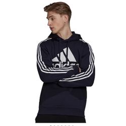 Big & Tall adidas Essential 3-Stripes Badge of Sport Hoodie by adidas