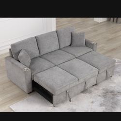 Brand New Sofa Sleeper With Cup Holders For $699