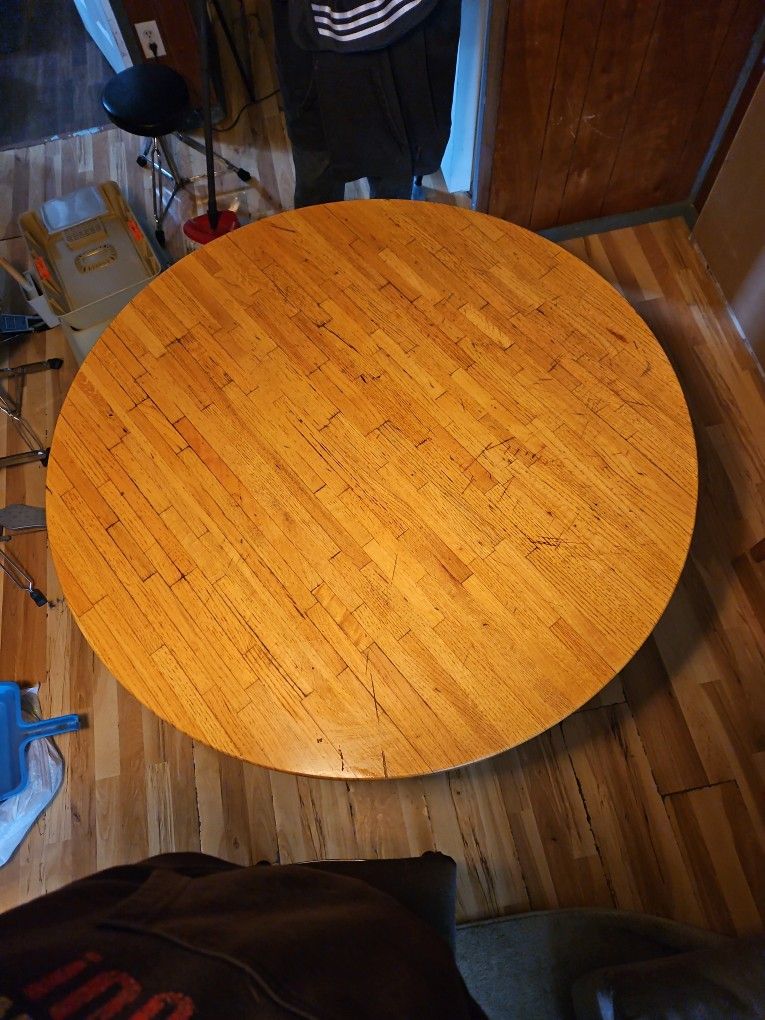 Nice old school wood table