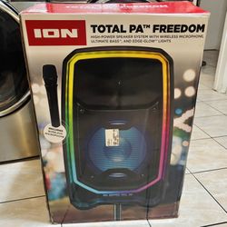 ION 650W Total PA Freedom – High-Power PA Speaker + Wireless Mic | Indoor/Outdoor Events