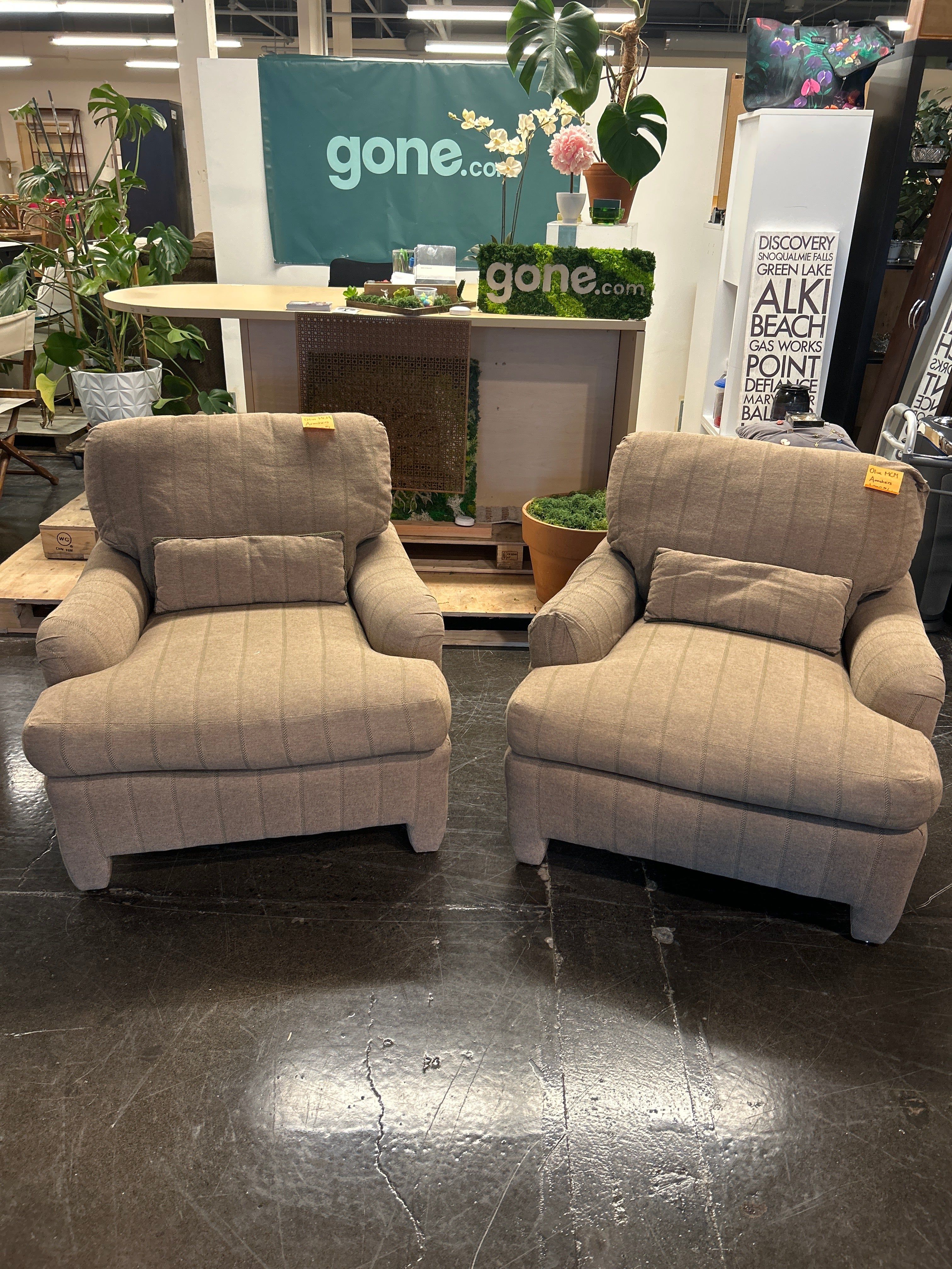 Olive MCM Armchair
