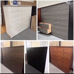12 Drawers Compress Wood Dresser 