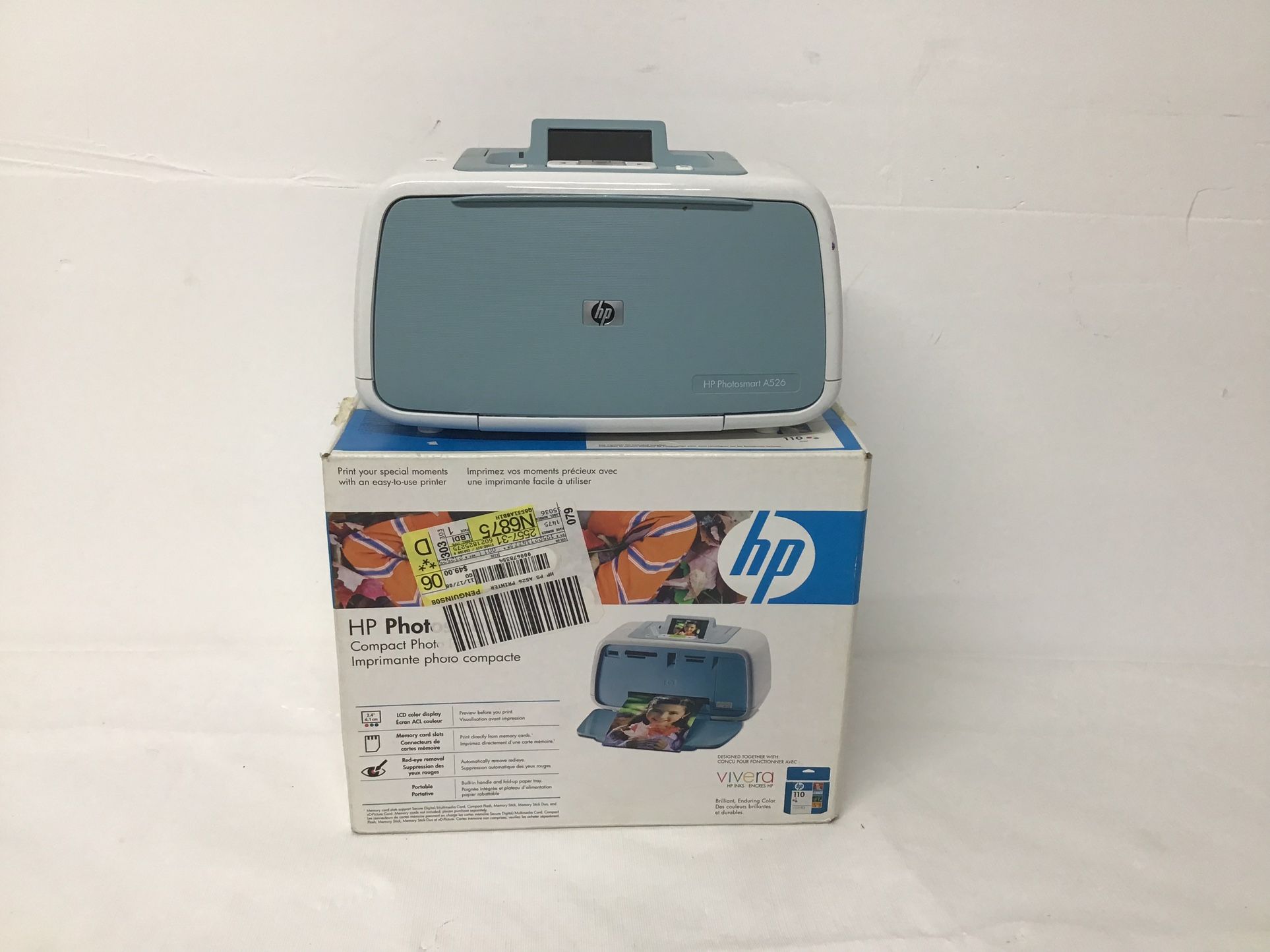 HP Photosmart A526 Compact Photo Printer