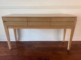 Wooden console.