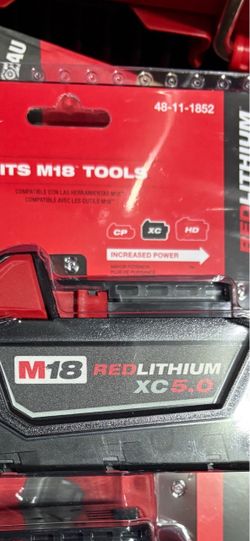 Milwaukee batteries, M 18