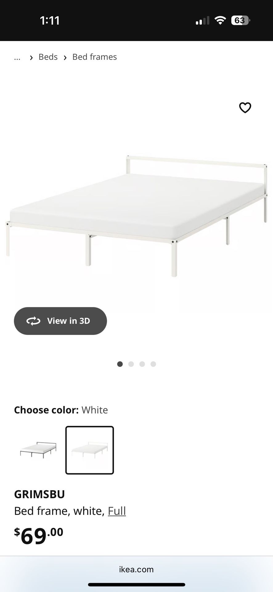 IKEA Bed Frame Full