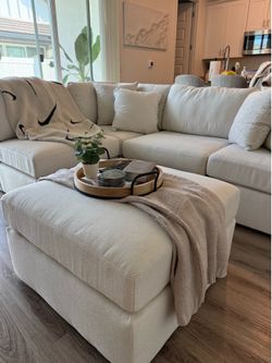 Modular couch w/ ottoman