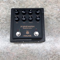 Nux Fireman Distortion Pedal With Box (No Power Supply)