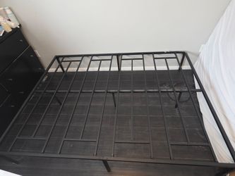 Queen bed frame - black