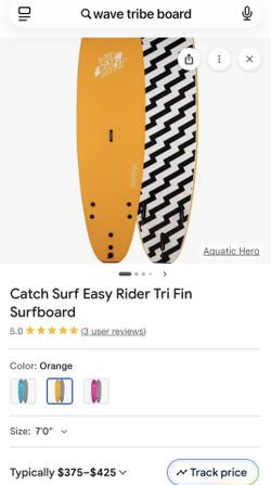 Catch Surf Easy Rider Tri Fin wave Tribe  Surfboard Down from $345