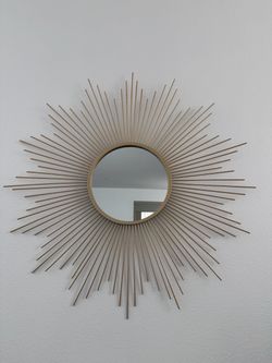 Gold Sunburst Wall Mirror