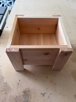Handmade Cedar Plant Box