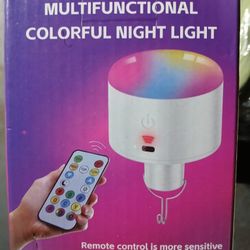 Changing Color Night Light W Remote