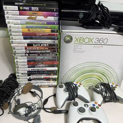 Ultimate Xbox 360 Bundle w/ Box, Manual, 25+ Games, Kinect, Etc