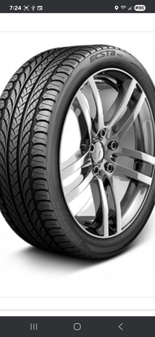 (4) 245/50r16 Kumho Tires 245 50 16 Inch