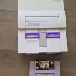 Super Nintendo Console And Mario Is Missing
