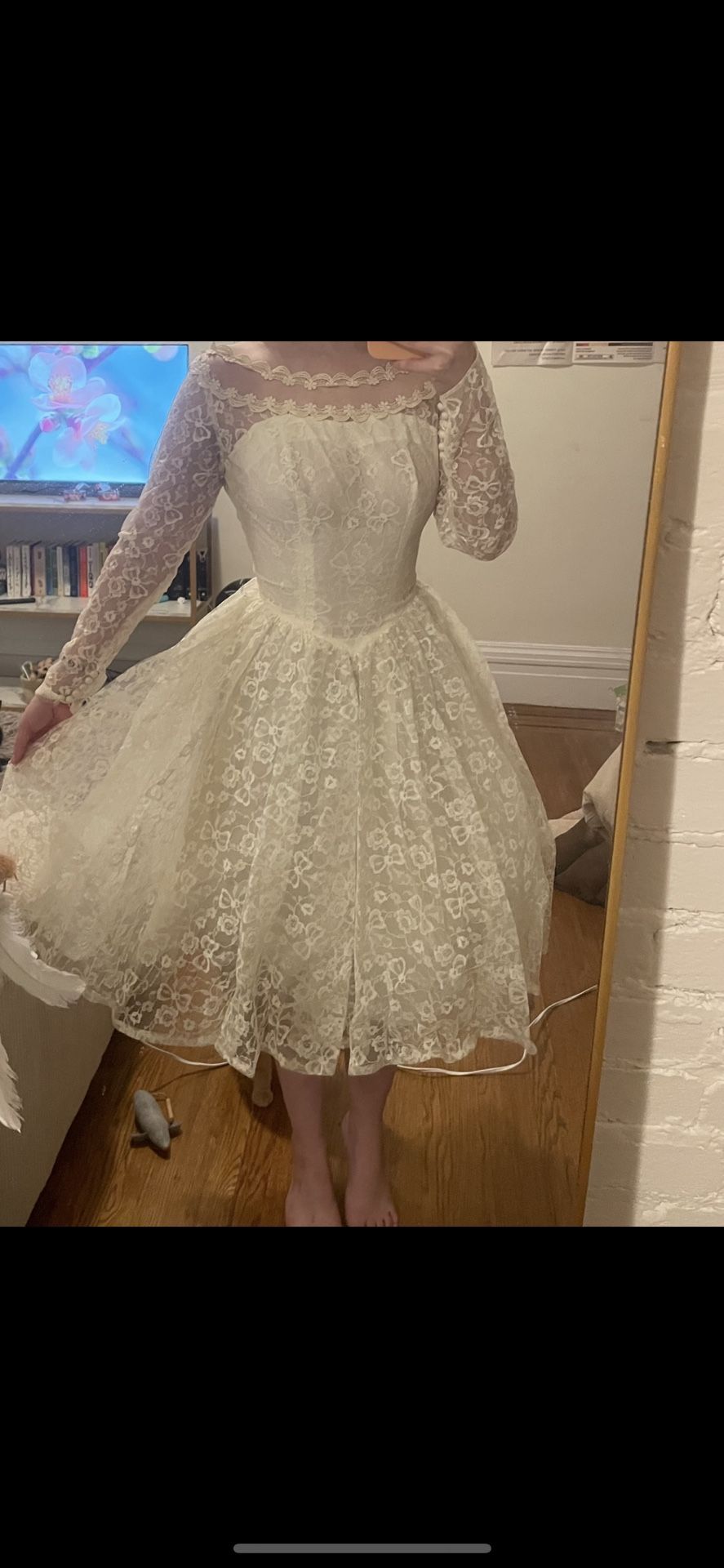 Vintage Wedding Dress, 1950s