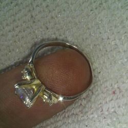 Cz Sterling Silver Ring.new.