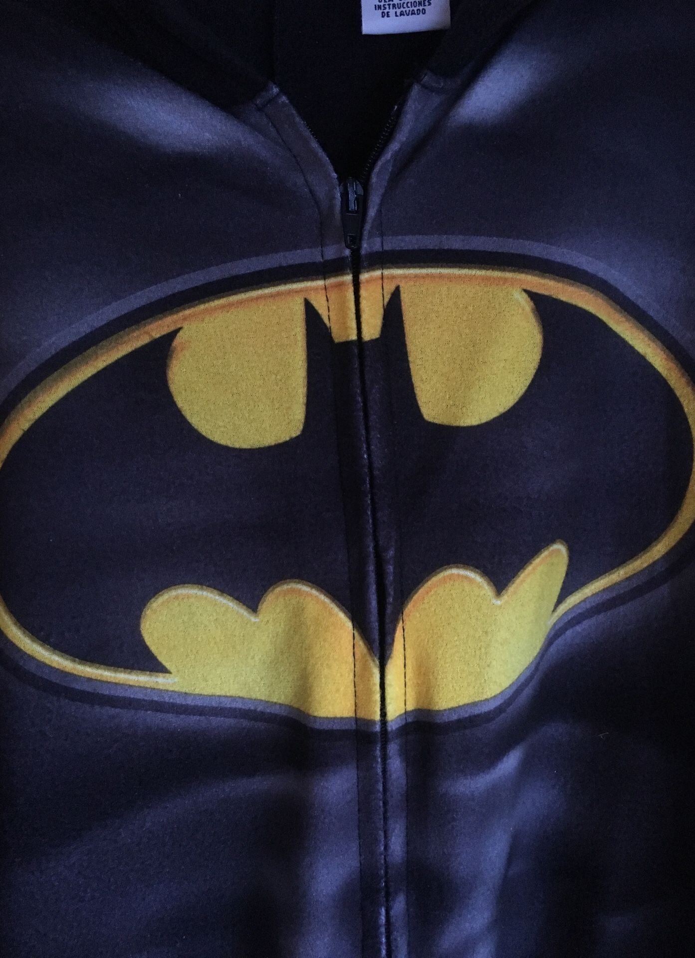 Halloween costume men’s Batman hoodie w/Ears 1 Piece