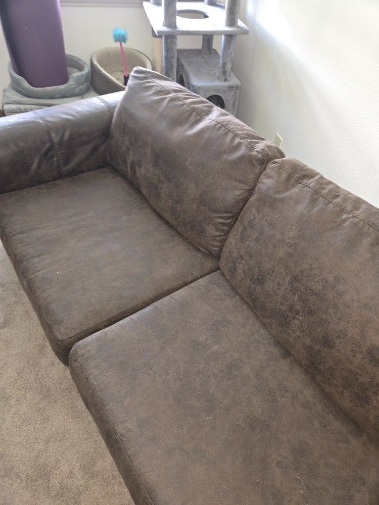 Brown Sectional Couch
