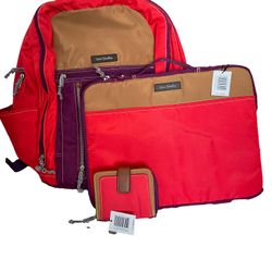 Vera Bradley Backpack, Computer Case,  And Wallet 
