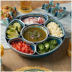 Princess House Botanero Giratorio De Melamina Nuevo 