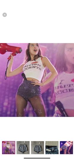 Olivia Rodrigo Costume Marc Jacob’s Sequin Hot Pants 