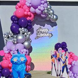 K Pop Demon Hunters Balloon Garland