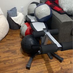 Med Balls And Bench 