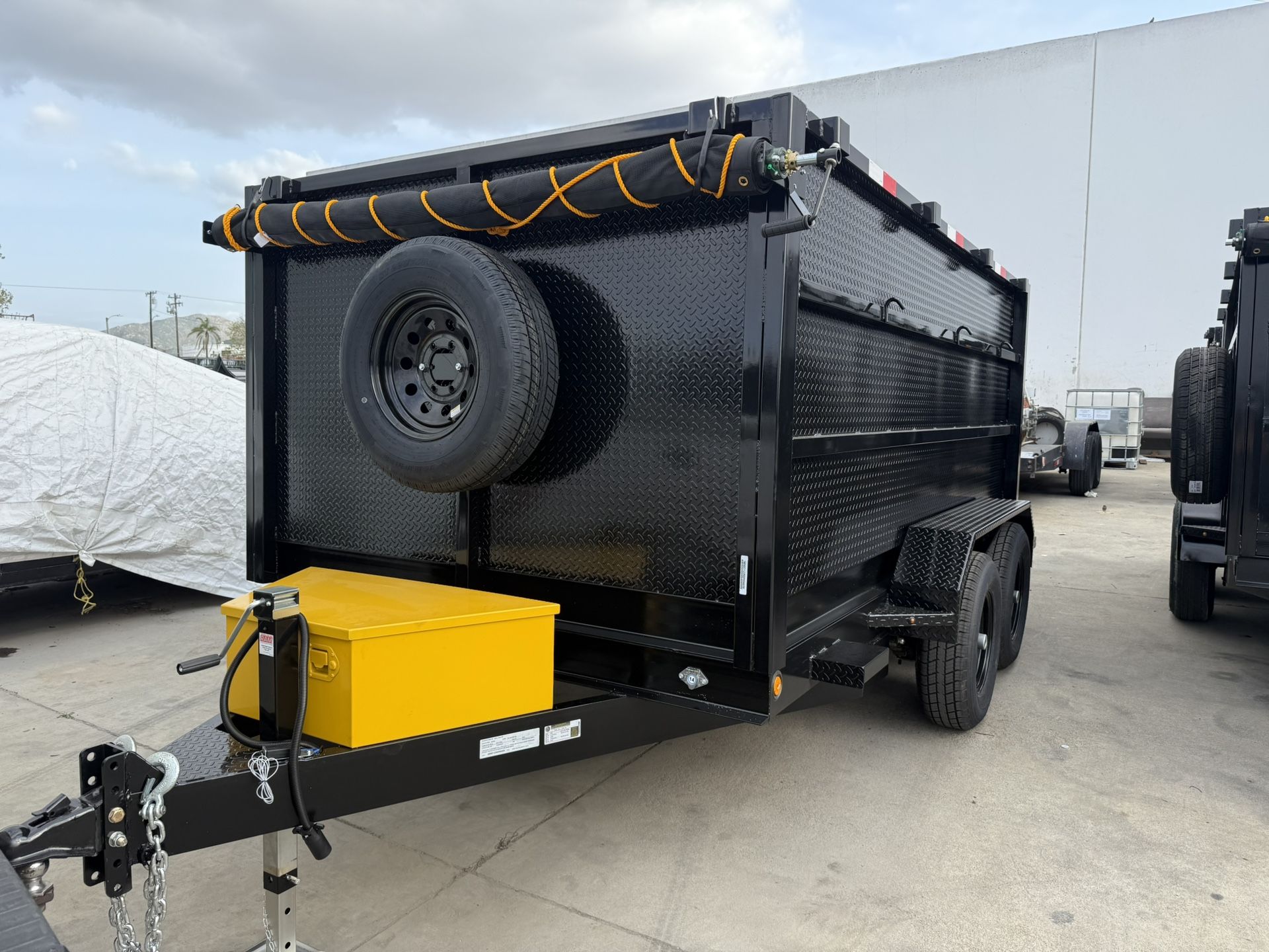 2025 Dump Trailer Bobcat Edition W Ramps