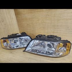 2001 Audi A6 Halogen Headlights 