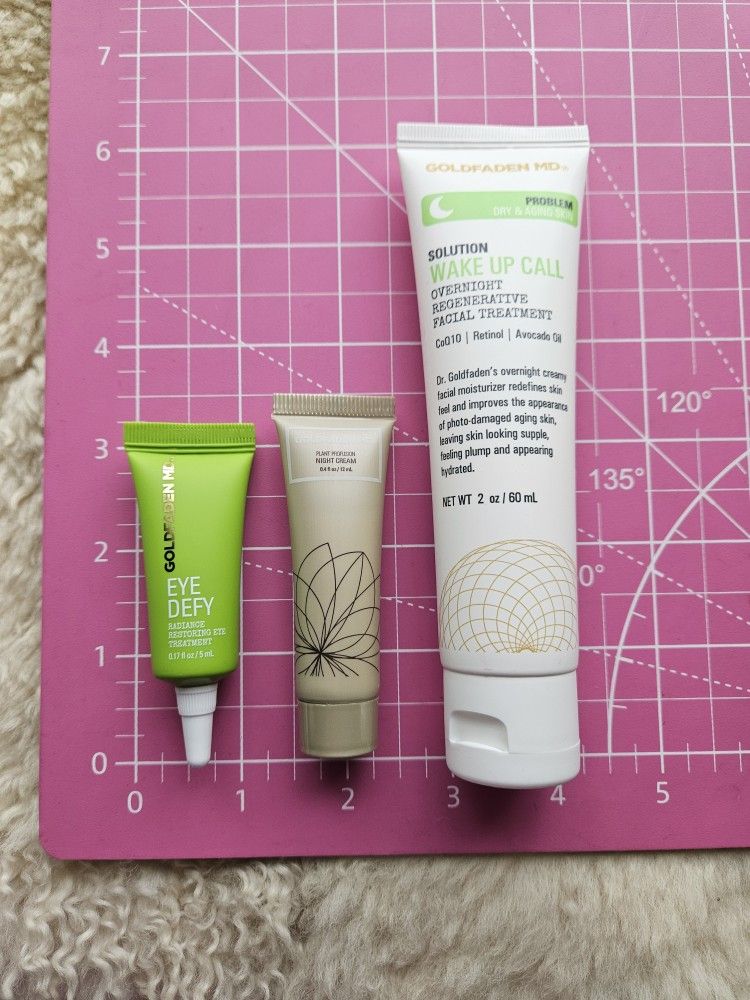 3pc GOLDFADEN MD EYE & FACE SKINCARE LOT