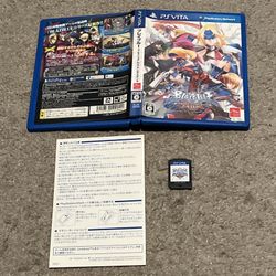 Blazblue Continuum Shift Extend Playstation PS Vita Japan JPN Import Complete 