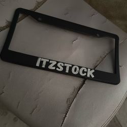 It’s Stock License Plate Cover 