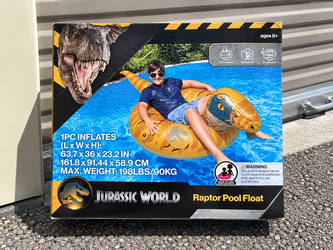 Jurassic World Raptor Pool Float β 36"