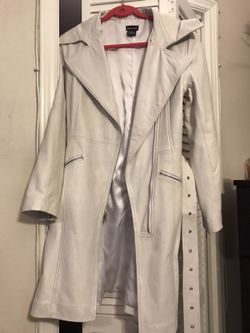 Black and white leather jackets