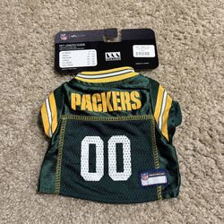XS Dog Cat Pet Green Bay Packers Jersey Apparel 