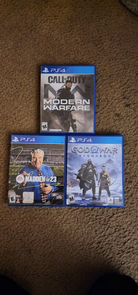 3 Ps4 Games